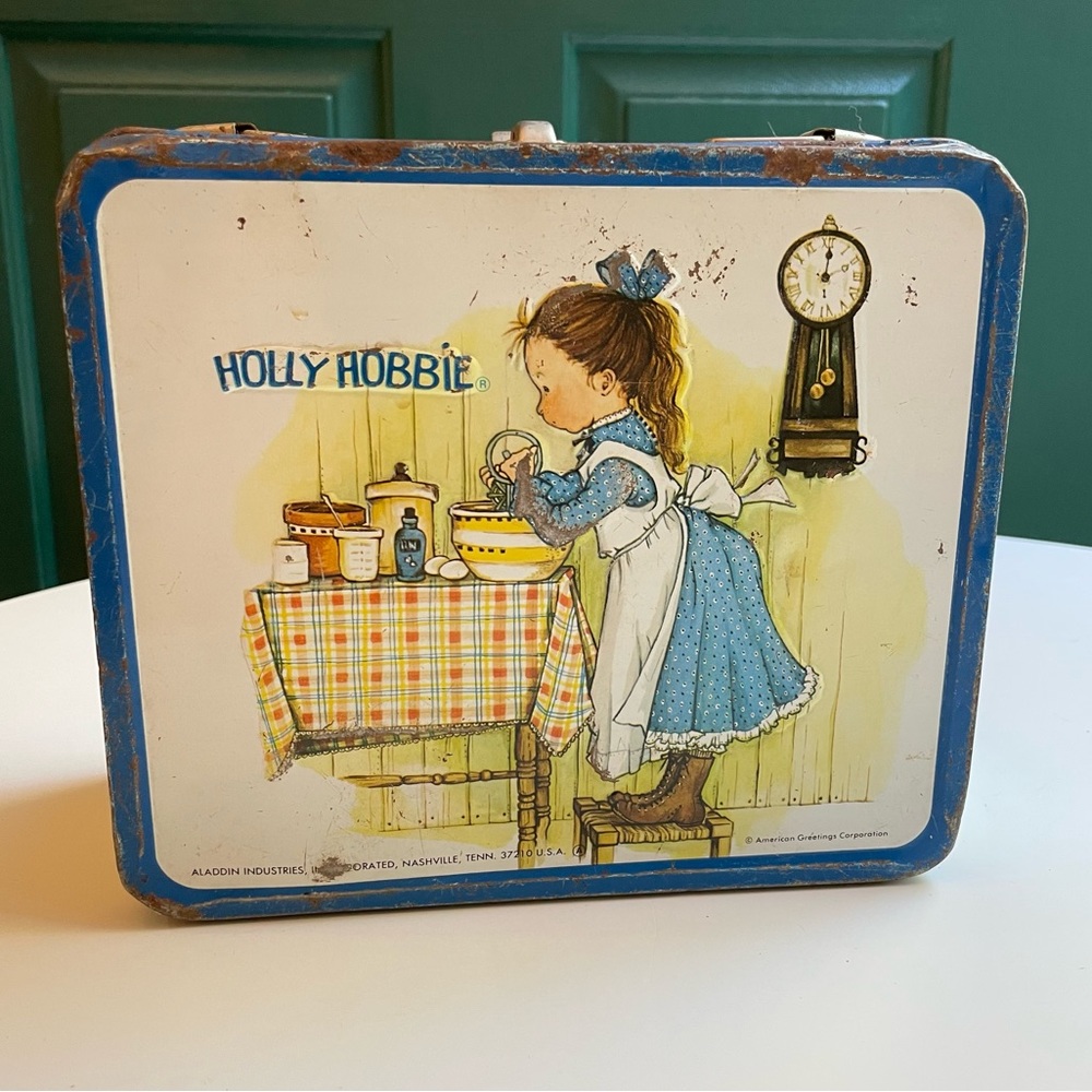 Vintage Aladdin Industries Holly Hobbie Tin Lunchbox